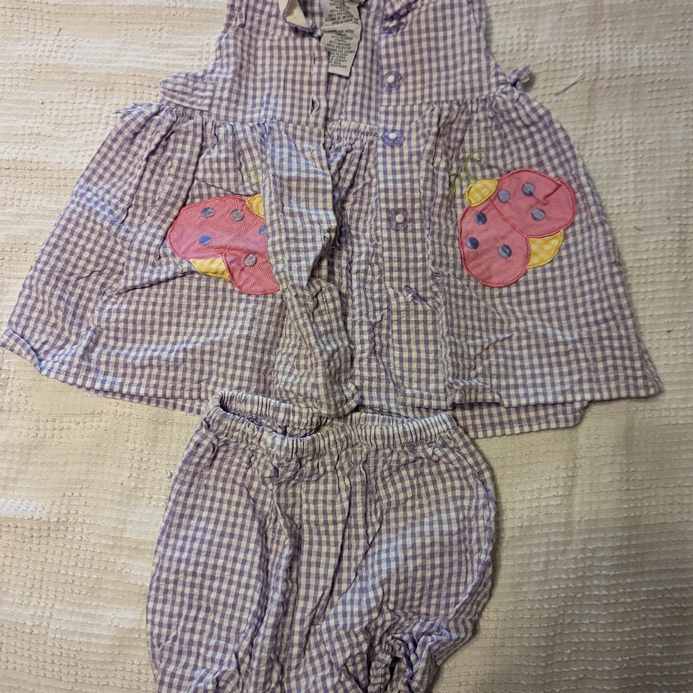 Youngland 12 month button-up dress